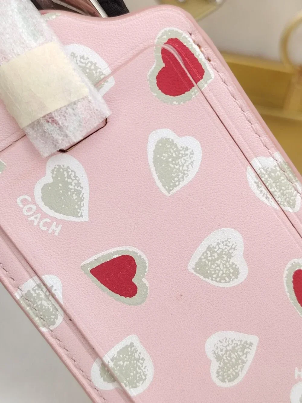 Coach luggage tag bag charm bag accessories